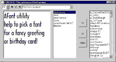 Fonter viewer Screenshot